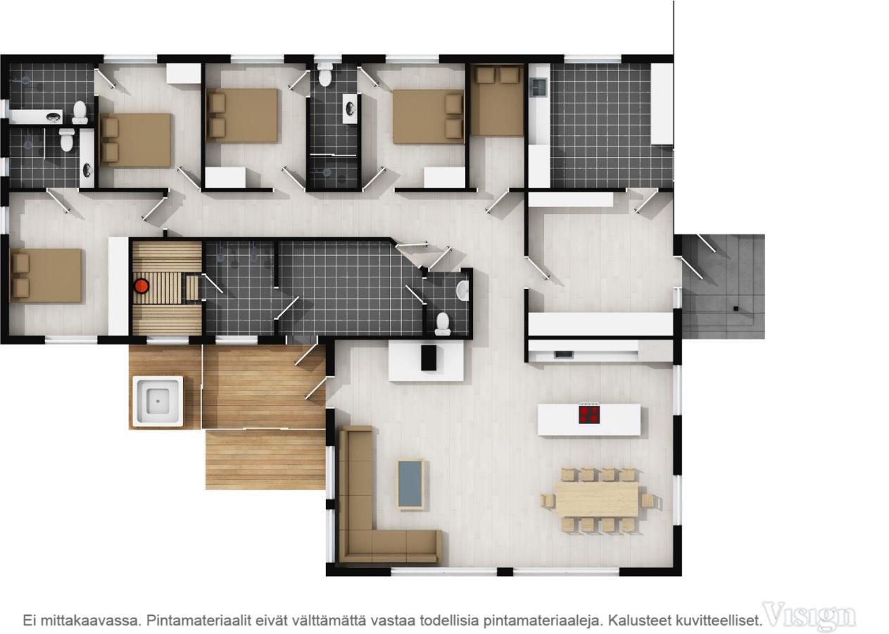 Levillas Kuppimaantie Villas ภายนอก รูปภาพ